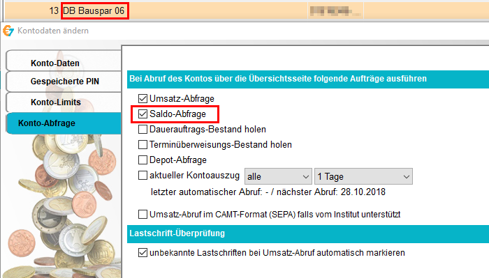 Kontenverwaltung